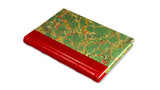 Marbled Address Book - red