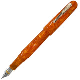 Conklin All American Fountain Pen - Orange Sunburst,  posted