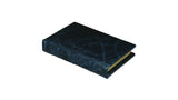Bomo Art Leather-bound Journal - Small chunky, blue