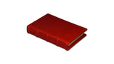 Bomo Art Leather-bound Journal - Small chunky, red