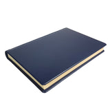 Classic Hardback Leather Journal - navy blue