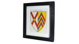 1920s Framed Oxford College Crests - Merton