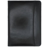 Black leather writing case