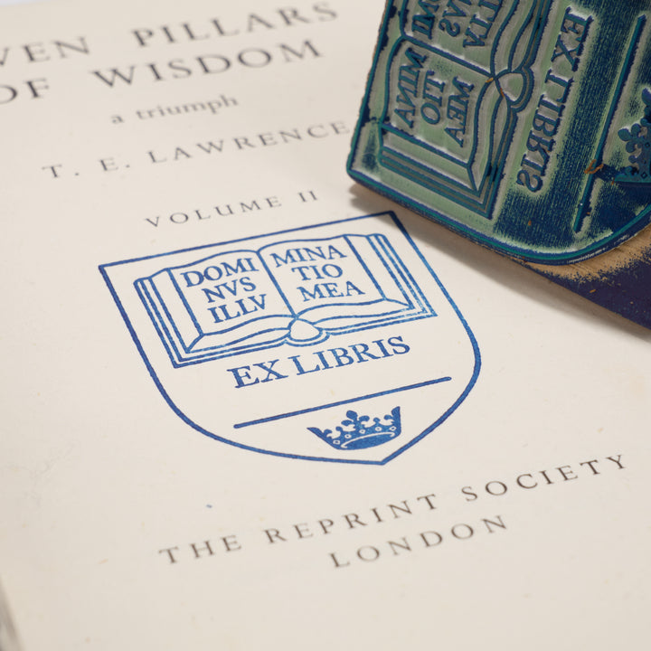 Oxford Coat of Arms Ex Libris Stamp
