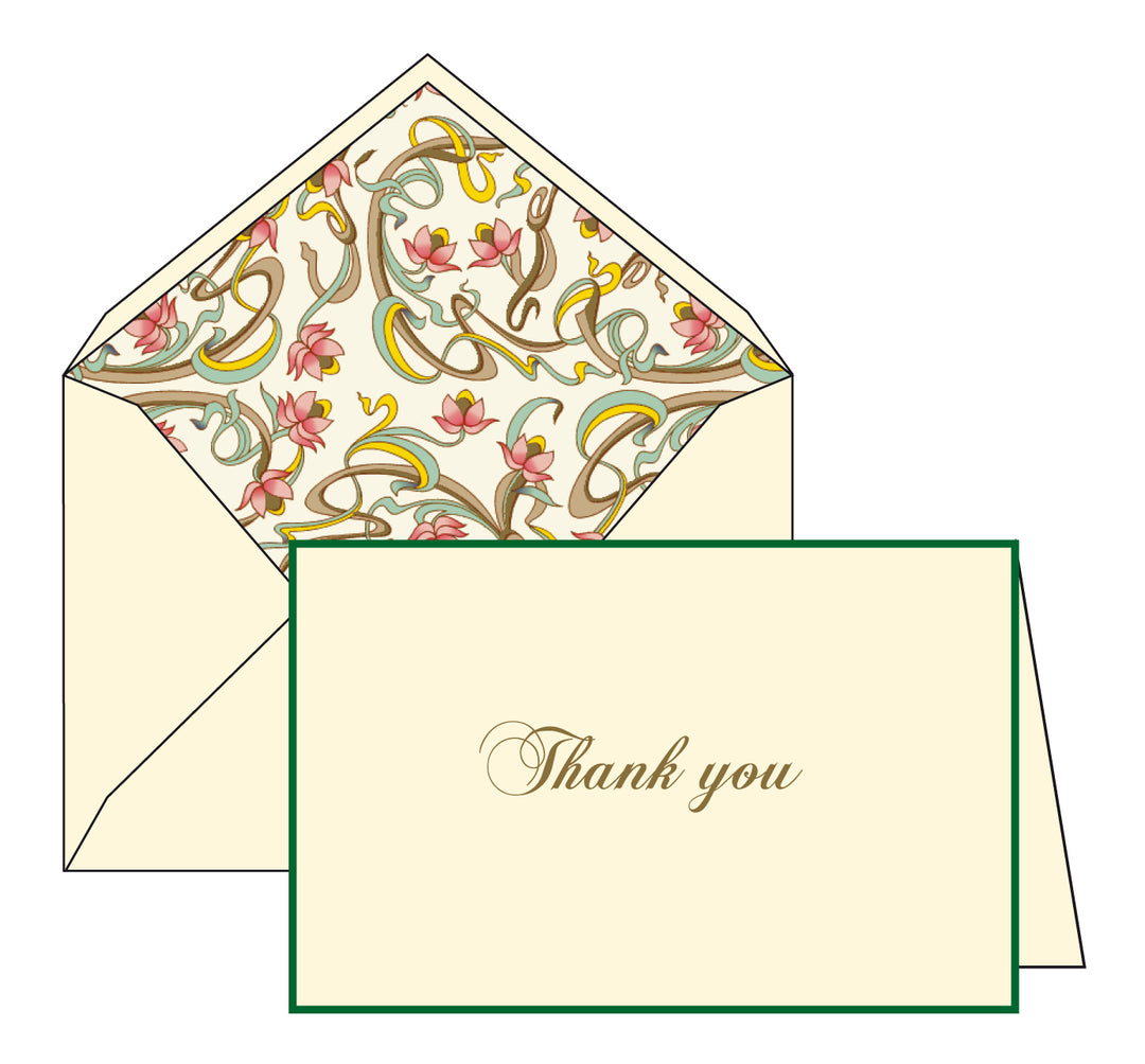 Florentine Thank You Cards