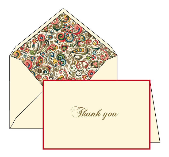 Florentine Thank You Cards