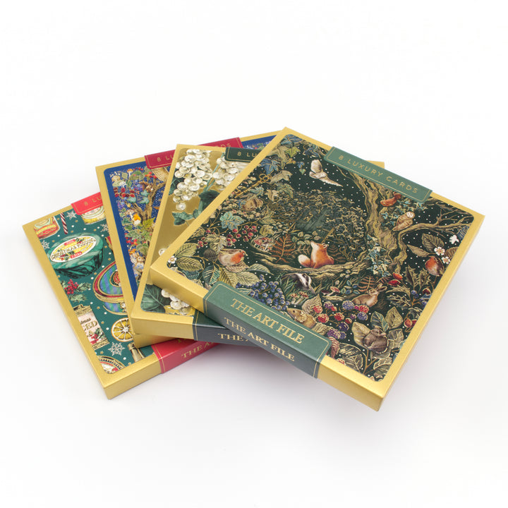 Boxed Embossed Christmas Cards