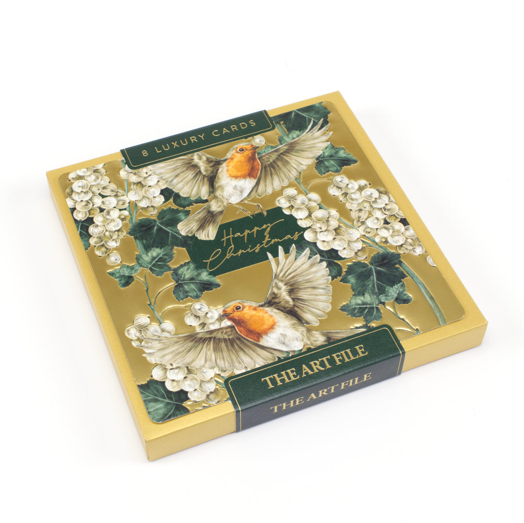 Boxed Embossed Christmas Cards