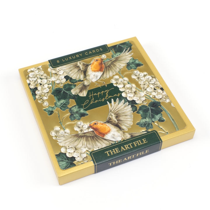 Boxed Embossed Christmas Cards