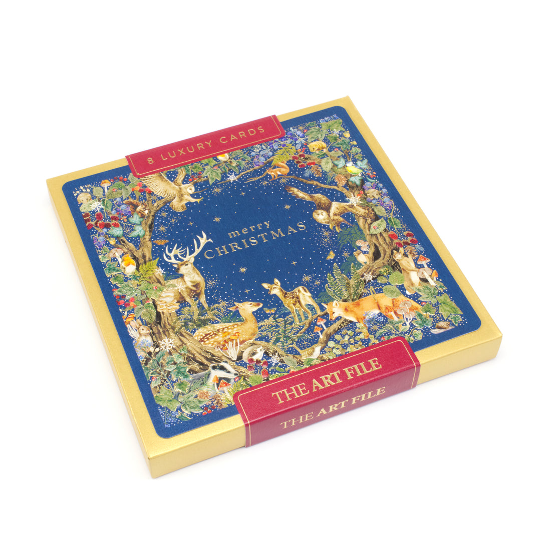 Boxed Embossed Christmas Cards