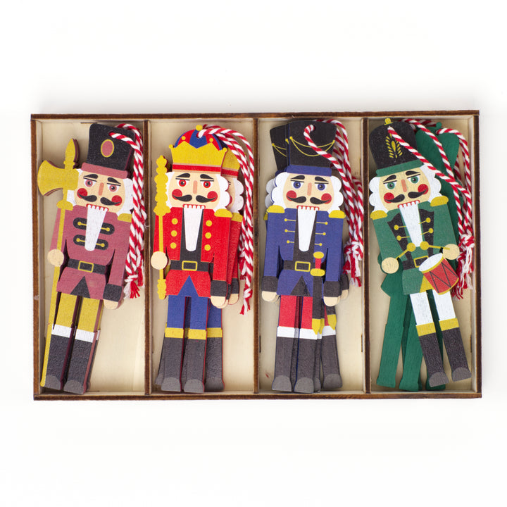 Wooden Nutcracker Set of Twelve