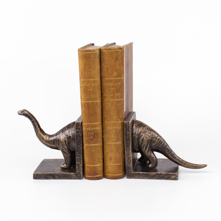 Cast Iron Brontosaurus Bookends