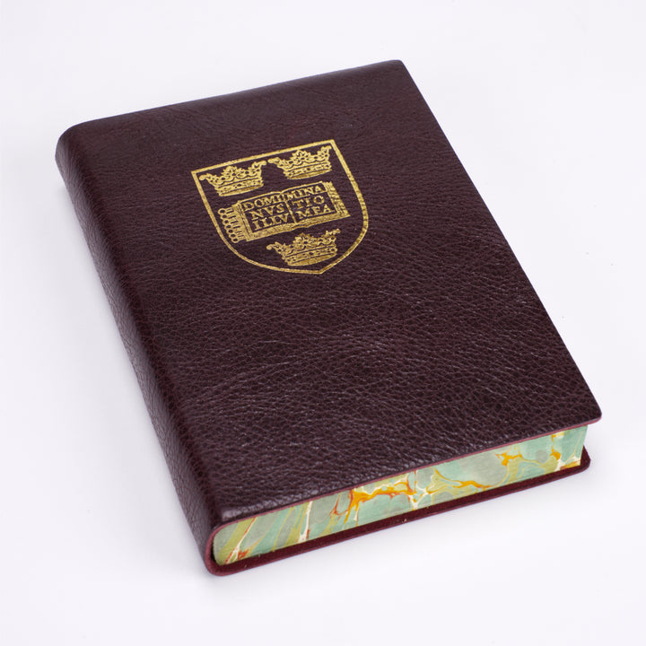 Oxford University Crest Marbled Edge Journal