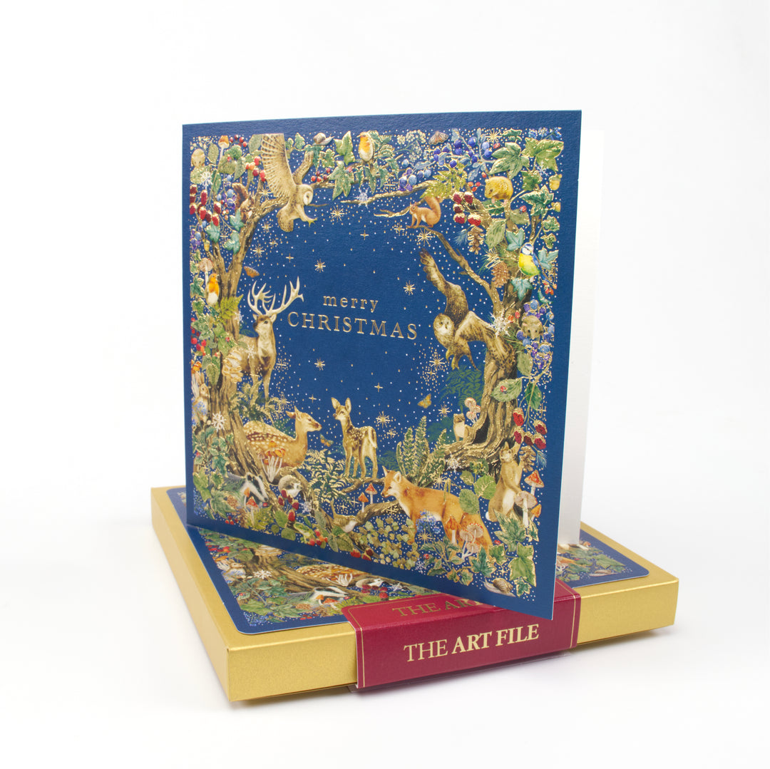 Boxed Embossed Christmas Cards