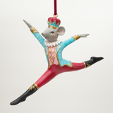 Hanging Christmas Nutcracker and Mouse Ballerinos