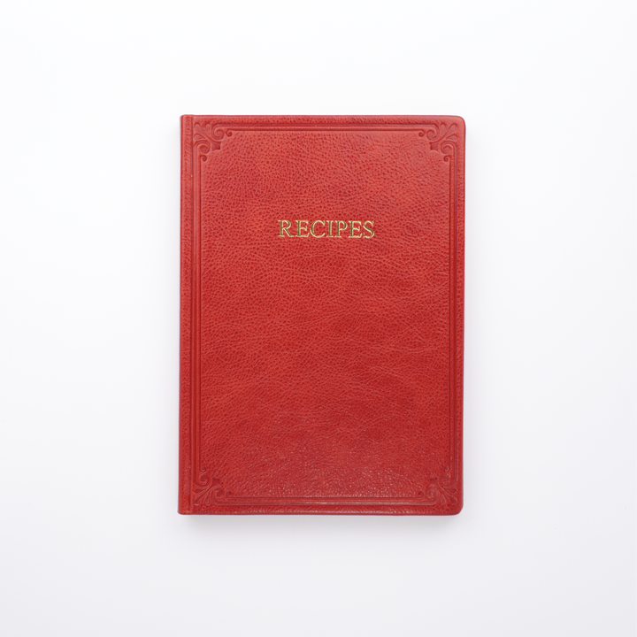 Hardcover Italian Leather Recipe Journal
