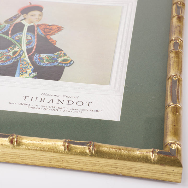 Limited Edition Framed Turandot Record Cover