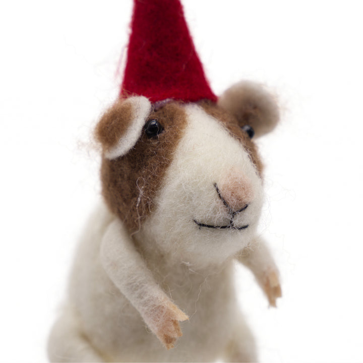 Felt Guinea Pig Hanging Decoration