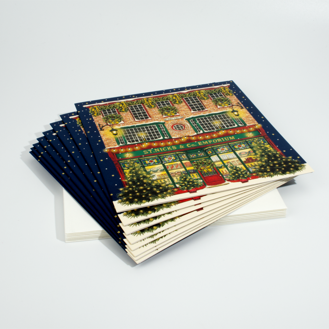 Boxed Embossed Christmas Cards