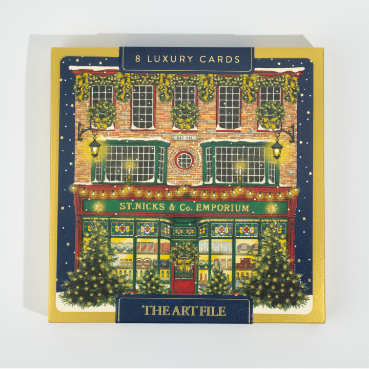 Boxed Embossed Christmas Cards