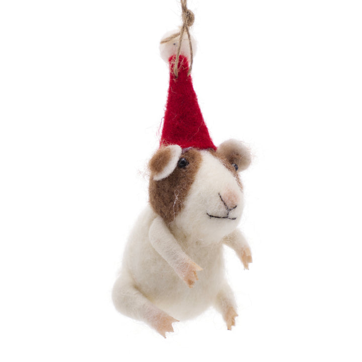 Felt Guinea Pig Hanging Decoration