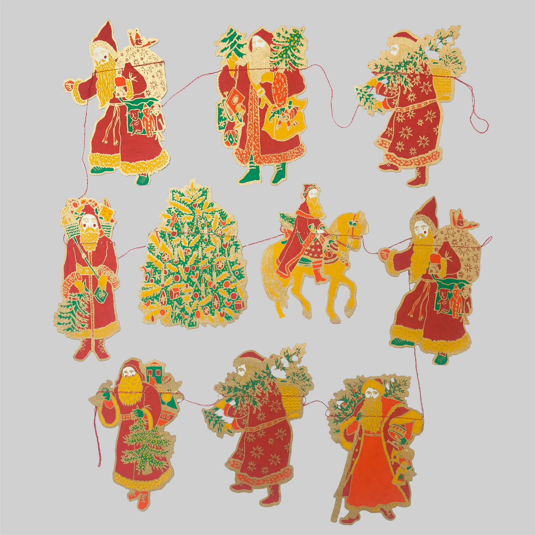 Hand Printed Festive Garlands