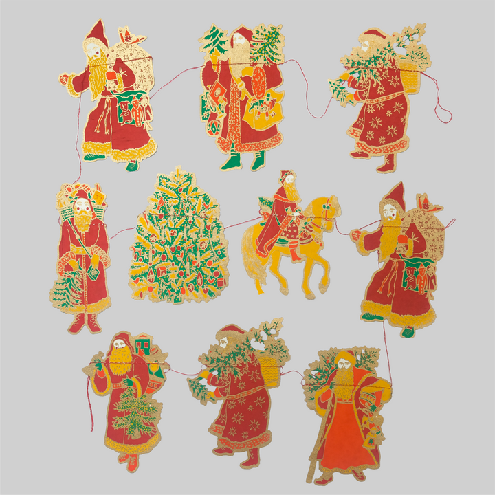 Hand Printed Festive Garlands