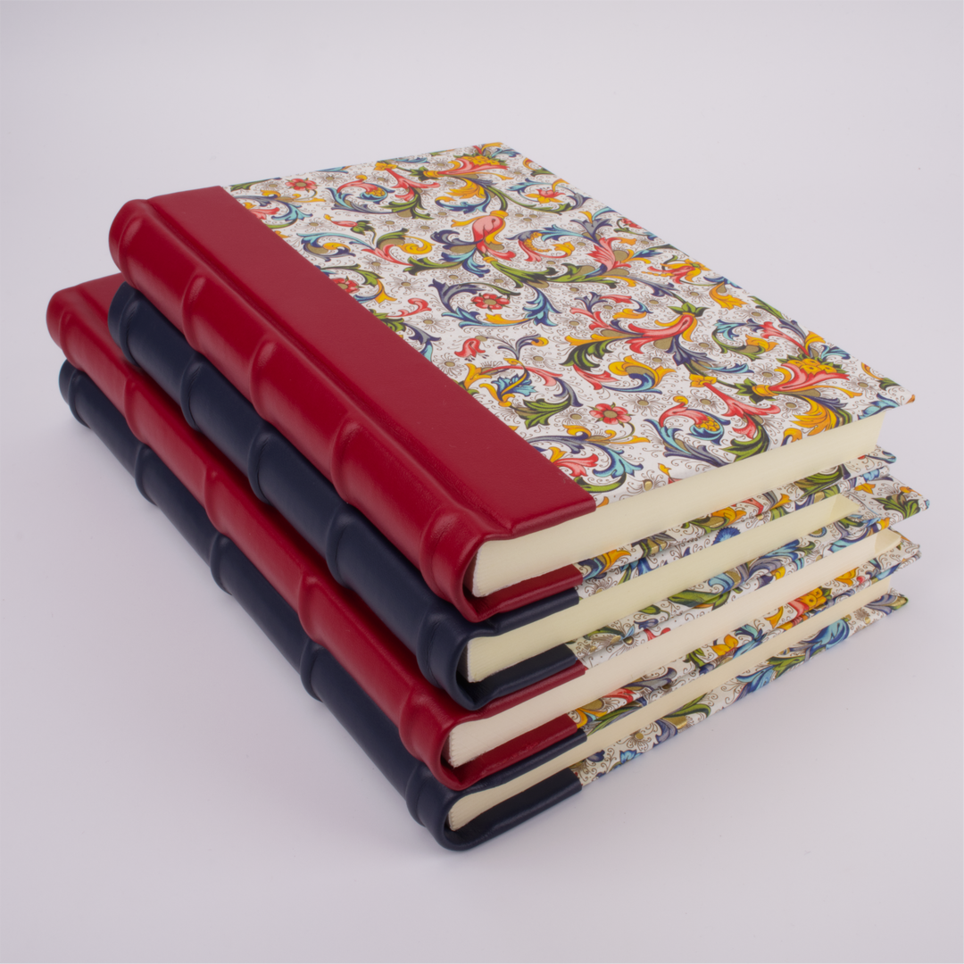 Florentine Leather Spine Address Book