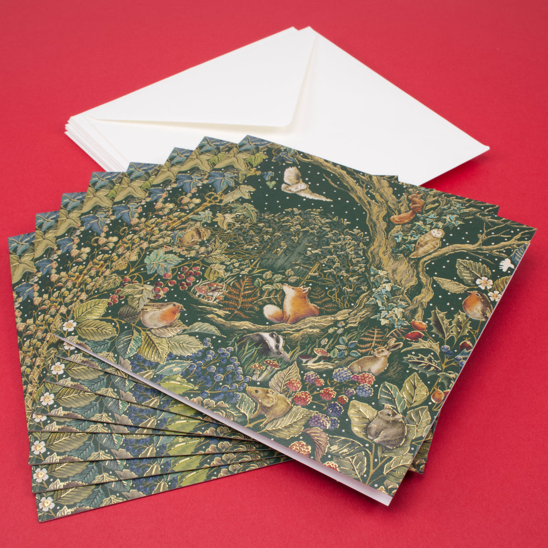 Boxed Embossed Christmas Cards