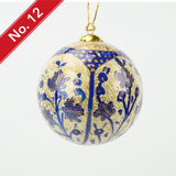 Hand-painted Lacquered Baubles from Kashmir