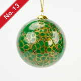 Hand-painted Lacquered Baubles from Kashmir