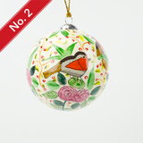 Hand-painted Lacquered Baubles from Kashmir