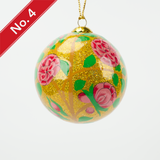Hand-painted Lacquered Baubles from Kashmir
