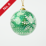 Hand-painted Lacquered Baubles from Kashmir