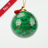 Hand-painted Lacquered Baubles from Kashmir