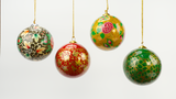 Hand-painted Lacquered Baubles from Kashmir