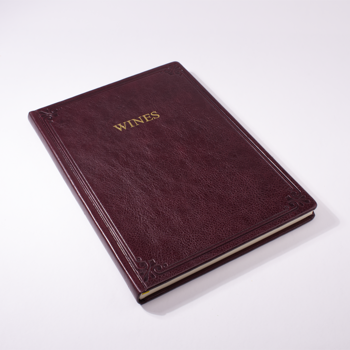 Hardcover Italian Leather Wine Journal