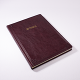 Hardcover Italian Leather Wine Journal