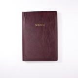 Hardcover Italian Leather Wine Journal