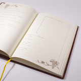 Hardcover Italian Leather Wine Journal