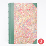 Large Bobbio Handmade Marbled Journal