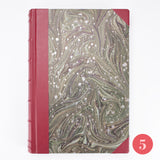 Large Bobbio Handmade Marbled Journal