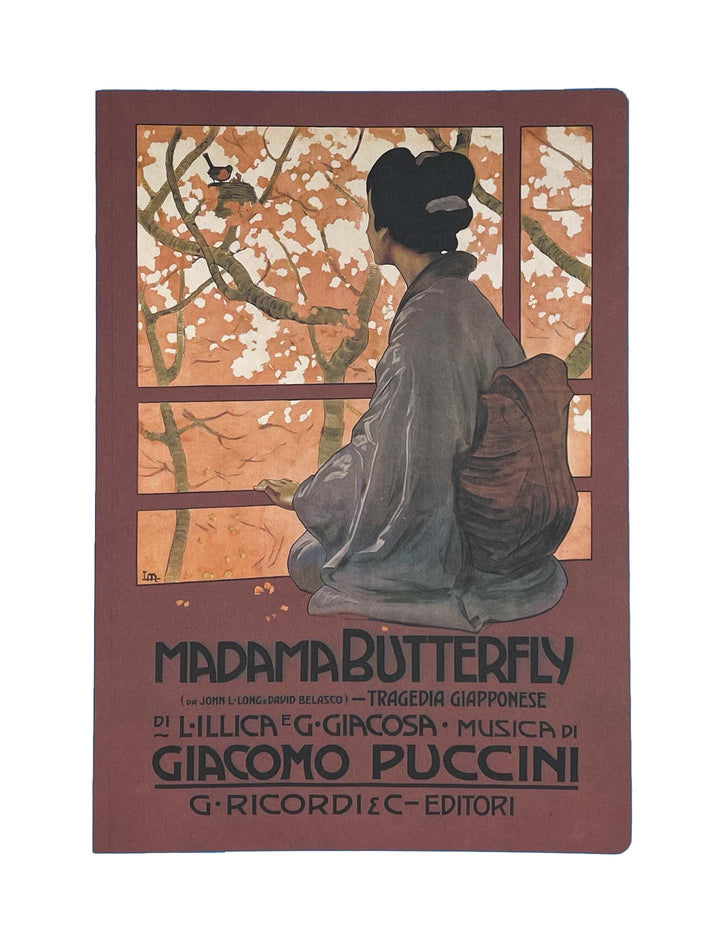Puccini Opera Lined Exercise Notebook