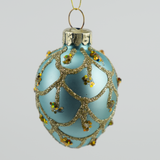 Colourful Sparkling Teardrop Baubles