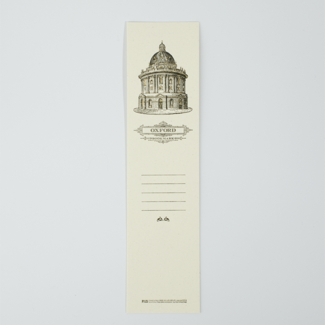 Oxford Collection Letterpressed Bookmark