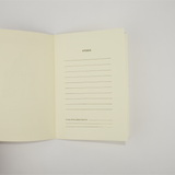 Oxford Collection Letterpressed Notebook