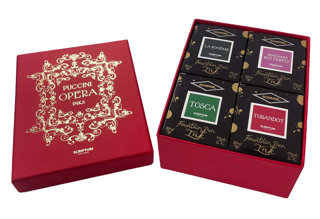 Puccini Opera Fountain Pen Ink Boxed Set