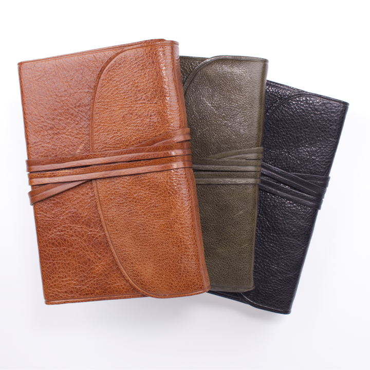 Pyrographed Leather Amalfi Journal