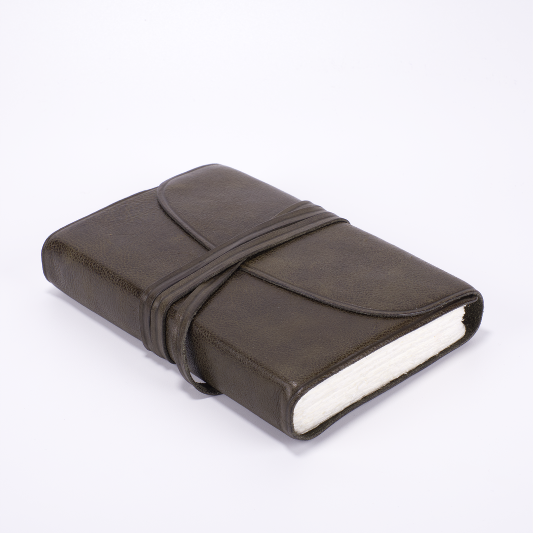 Pyrographed Leather Amalfi Journal