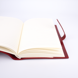 Sorrento Leather Refillable Journal With Tab Closure